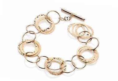 pulseira rommanel circulos vazados - 550788 22 00